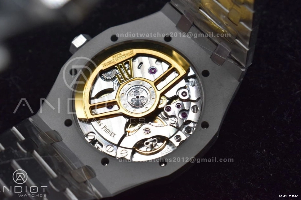 SS SS APSF DailyWear Bracelet Royal 15500 41mm 1:1 Dial Black on Super Oak Clone Textured Best A4302 Edition 443 0920
